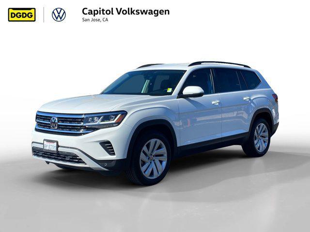 used 2021 Volkswagen Atlas car, priced at $27,400