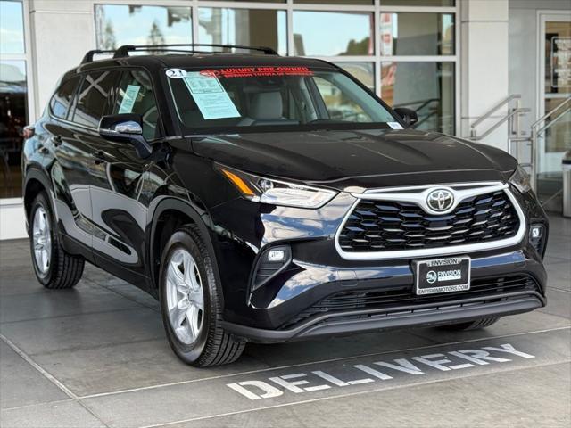 used 2021 Toyota Highlander car, priced at $25,950