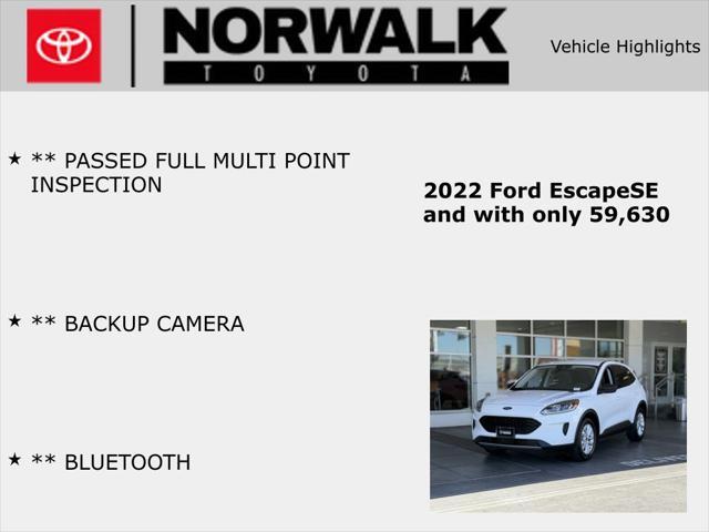 used 2022 Ford Escape car, priced at $16,798
