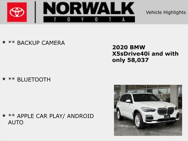 used 2020 BMW X5 car, priced at $30,489