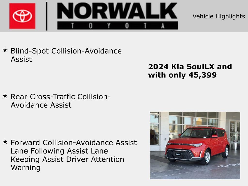 used 2024 Kia Soul car, priced at $15,300