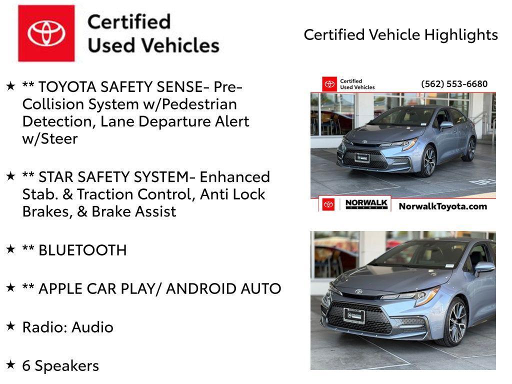 used 2022 Toyota Corolla car, priced at $19,995