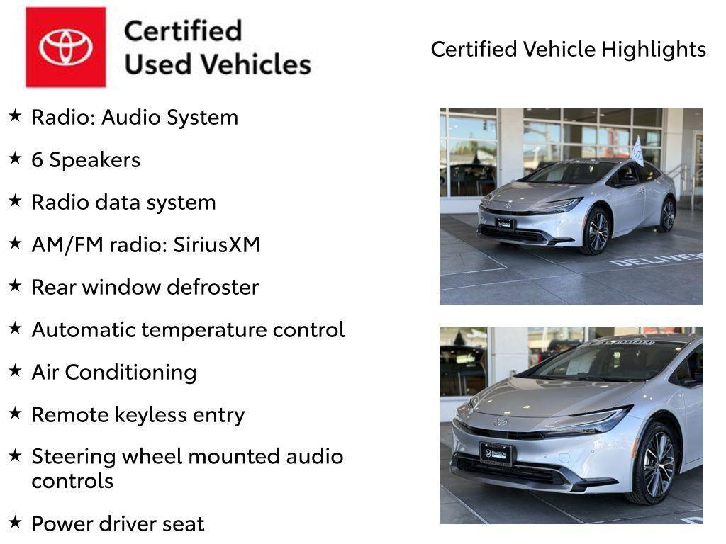 used 2025 Toyota Prius car, priced at $31,659