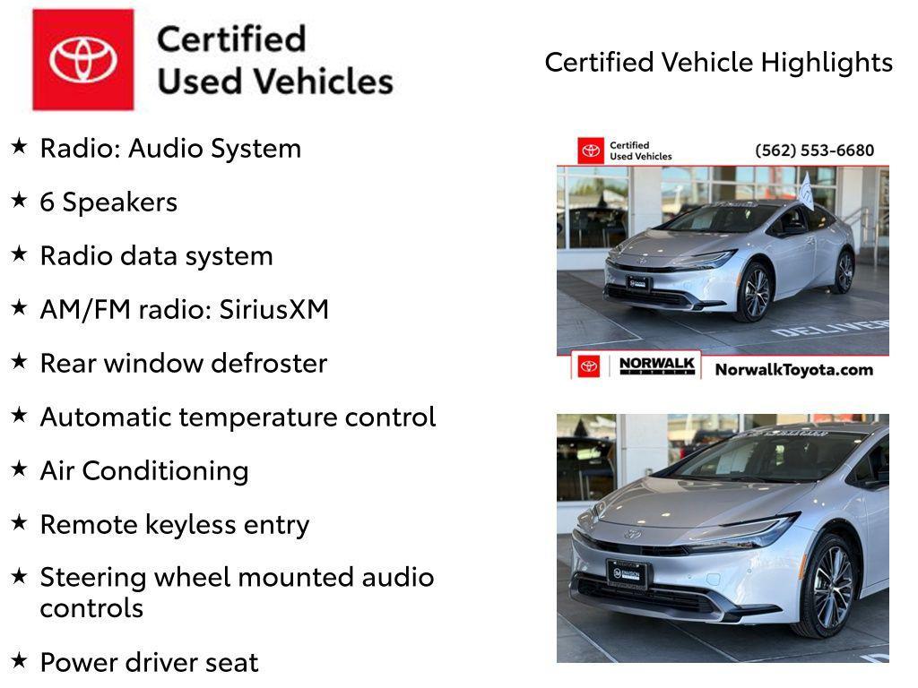 used 2025 Toyota Prius car, priced at $31,659