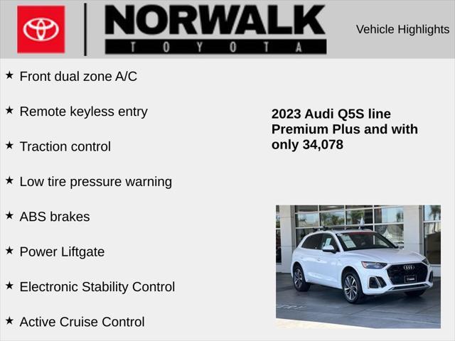 used 2023 Audi Q5 car, priced at $31,989