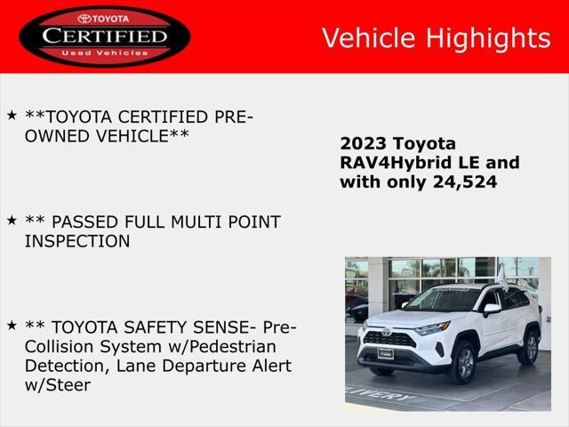 used 2023 Toyota RAV4 Hybrid car, priced at $33,887