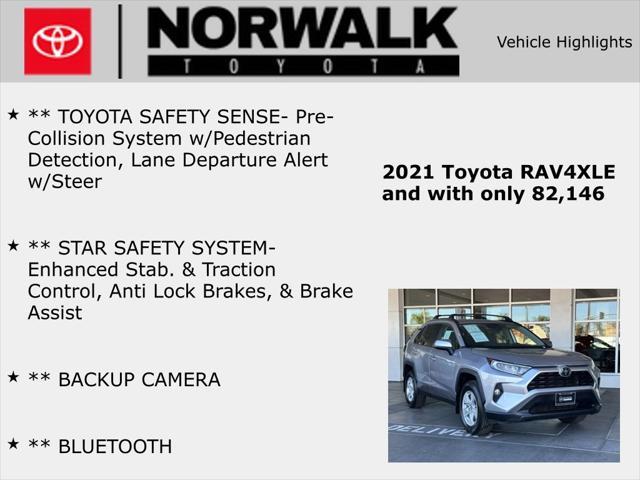 used 2021 Toyota RAV4 car, priced at $23,130