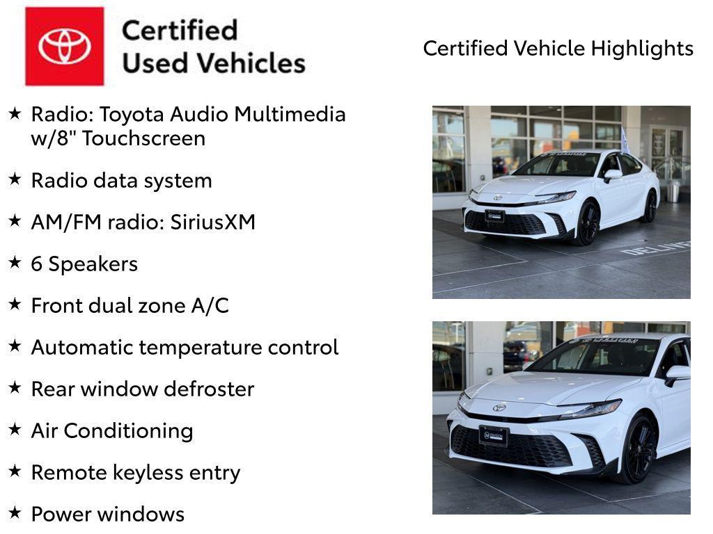used 2025 Toyota Camry car, priced at $28,602