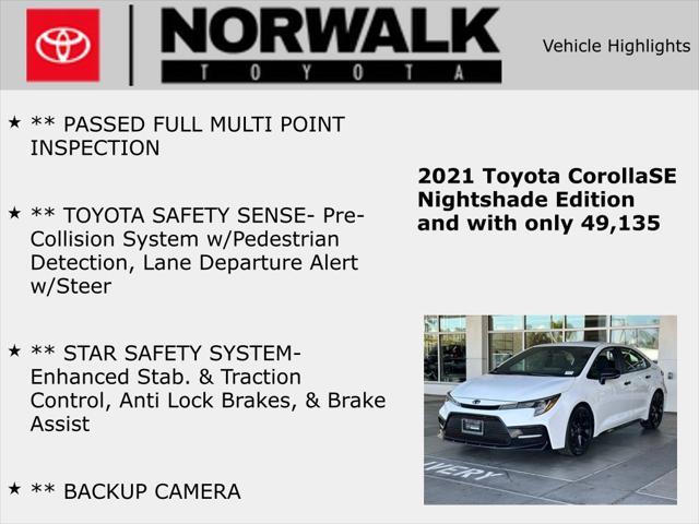 used 2021 Toyota Corolla car, priced at $19,615