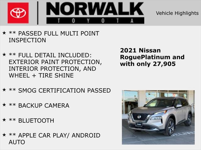 used 2021 Nissan Rogue car, priced at $25,641