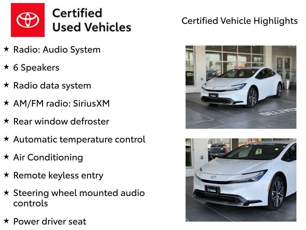 used 2025 Toyota Prius car, priced at $31,888