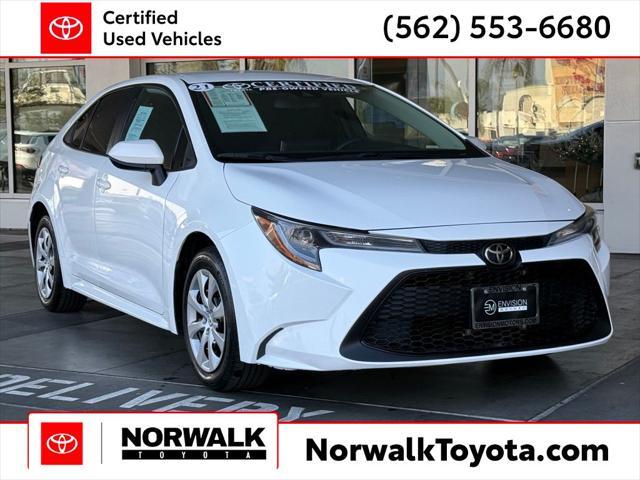 used 2021 Toyota Corolla car, priced at $17,489