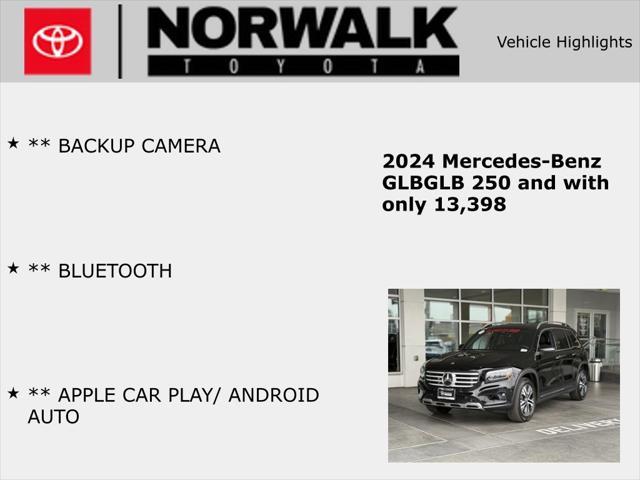 used 2024 Mercedes-Benz GLB 250 car, priced at $36,545
