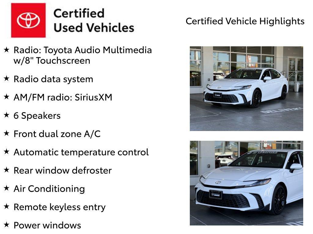 used 2025 Toyota Camry car, priced at $29,297