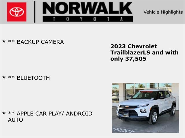 used 2023 Chevrolet TrailBlazer car, priced at $18,416