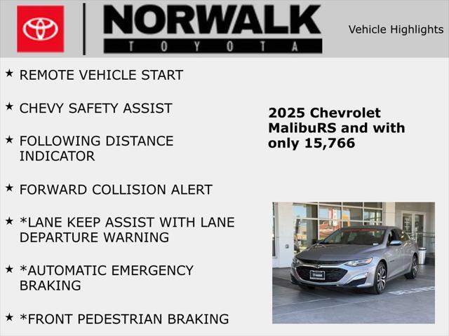 used 2025 Chevrolet Malibu car, priced at $22,747