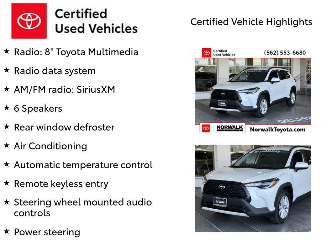 used 2023 Toyota Corolla Cross car, priced at $24,995