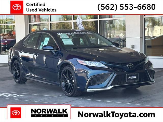 used 2021 Toyota Camry car, priced at $27,485