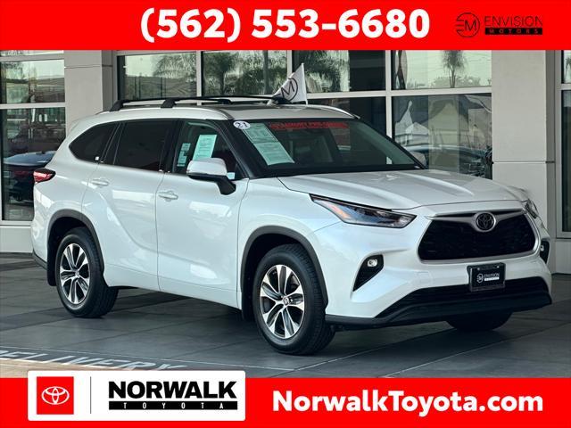 used 2021 Toyota Highlander car, priced at $36,795