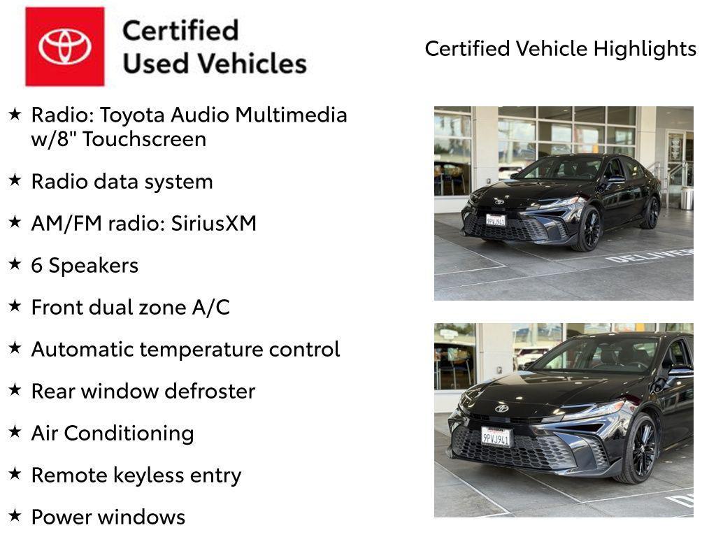 used 2025 Toyota Camry car, priced at $29,670