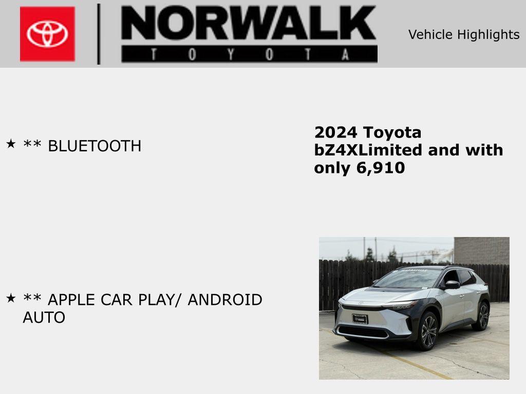 used 2024 Toyota bZ4X car, priced at $25,726