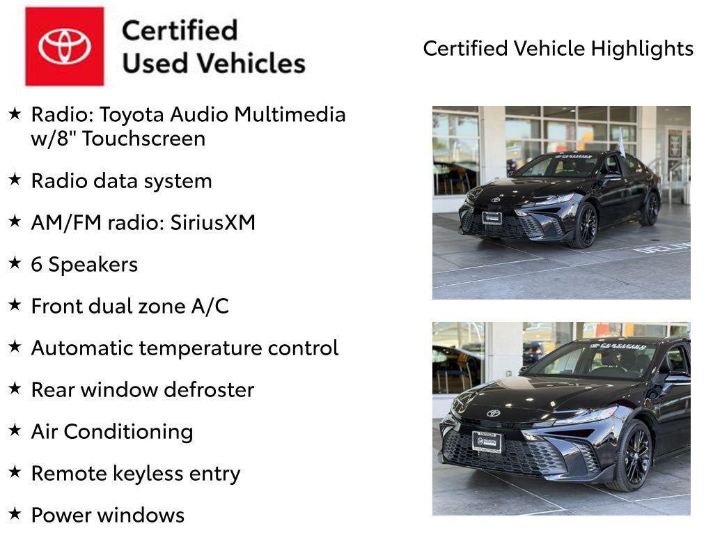 used 2025 Toyota Camry car, priced at $28,559