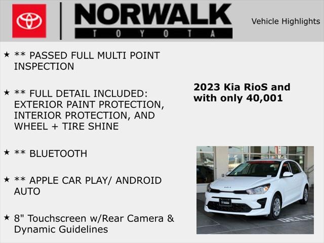 used 2023 Kia Rio car, priced at $15,739