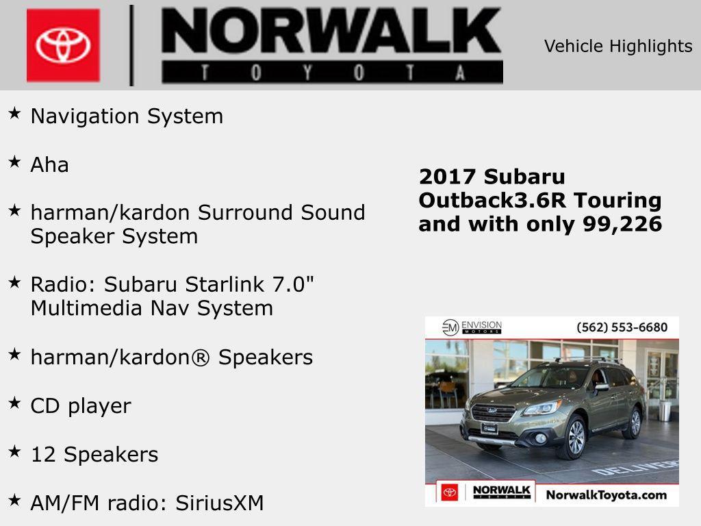 used 2017 Subaru Outback car, priced at $14,888