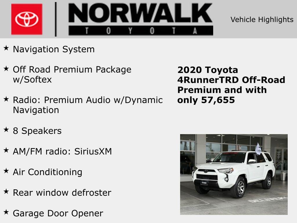 used 2020 Toyota 4Runner car, priced at $41,788