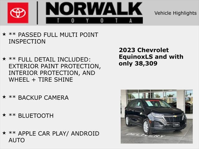 used 2023 Chevrolet Equinox car, priced at $18,387