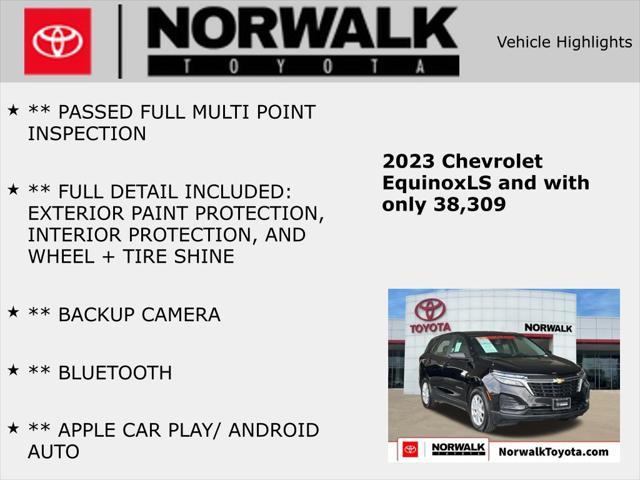 used 2023 Chevrolet Equinox car, priced at $19,990