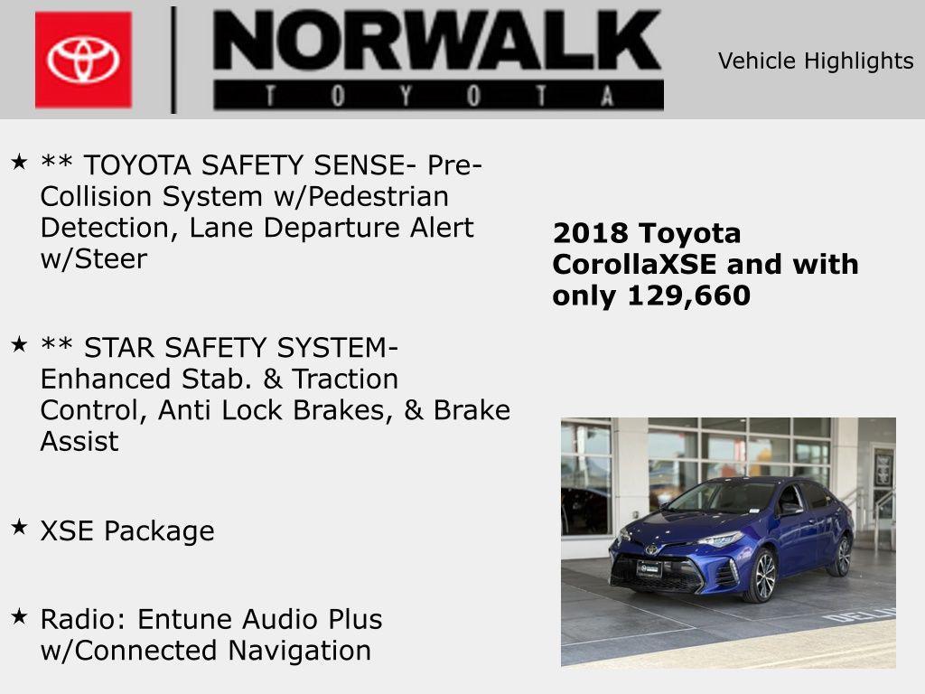 used 2018 Toyota Corolla car, priced at $13,888