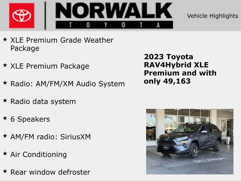 used 2023 Toyota RAV4 Hybrid car, priced at $33,736