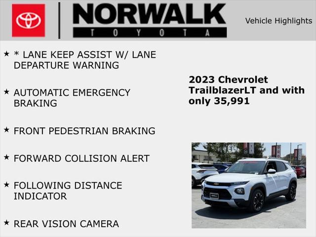 used 2023 Chevrolet TrailBlazer car, priced at $20,299