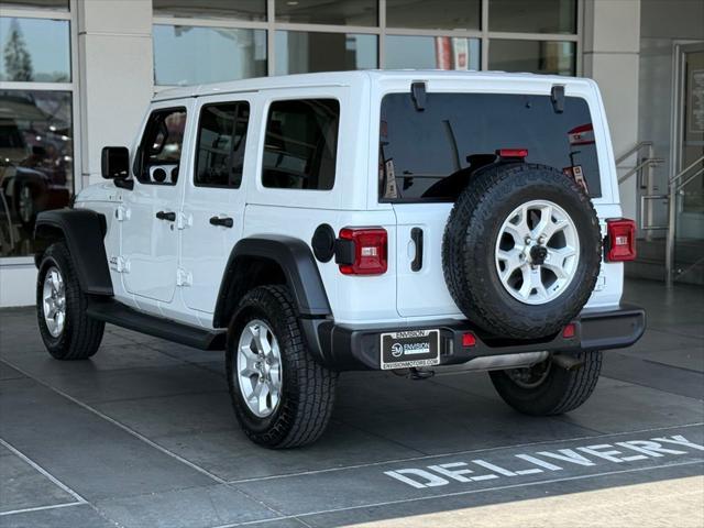 used 2021 Jeep Wrangler Unlimited car, priced at $28,471
