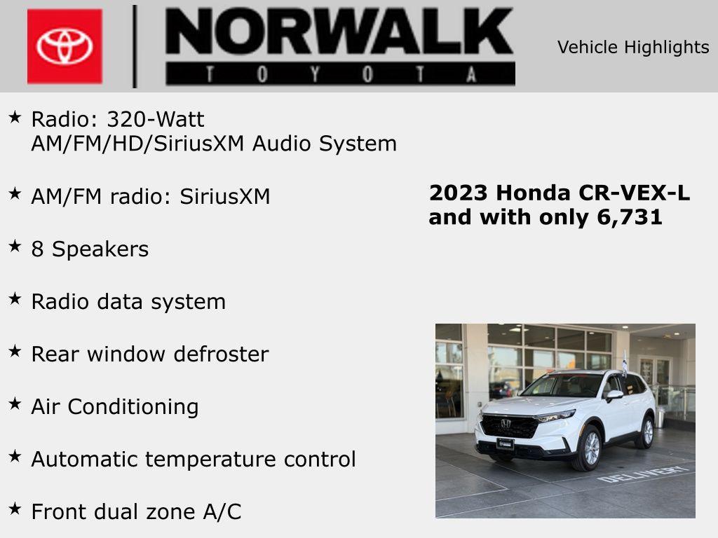 used 2023 Honda CR-V car, priced at $32,088