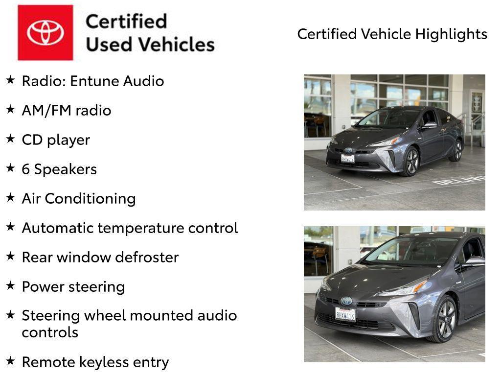 used 2019 Toyota Prius car, priced at $22,788