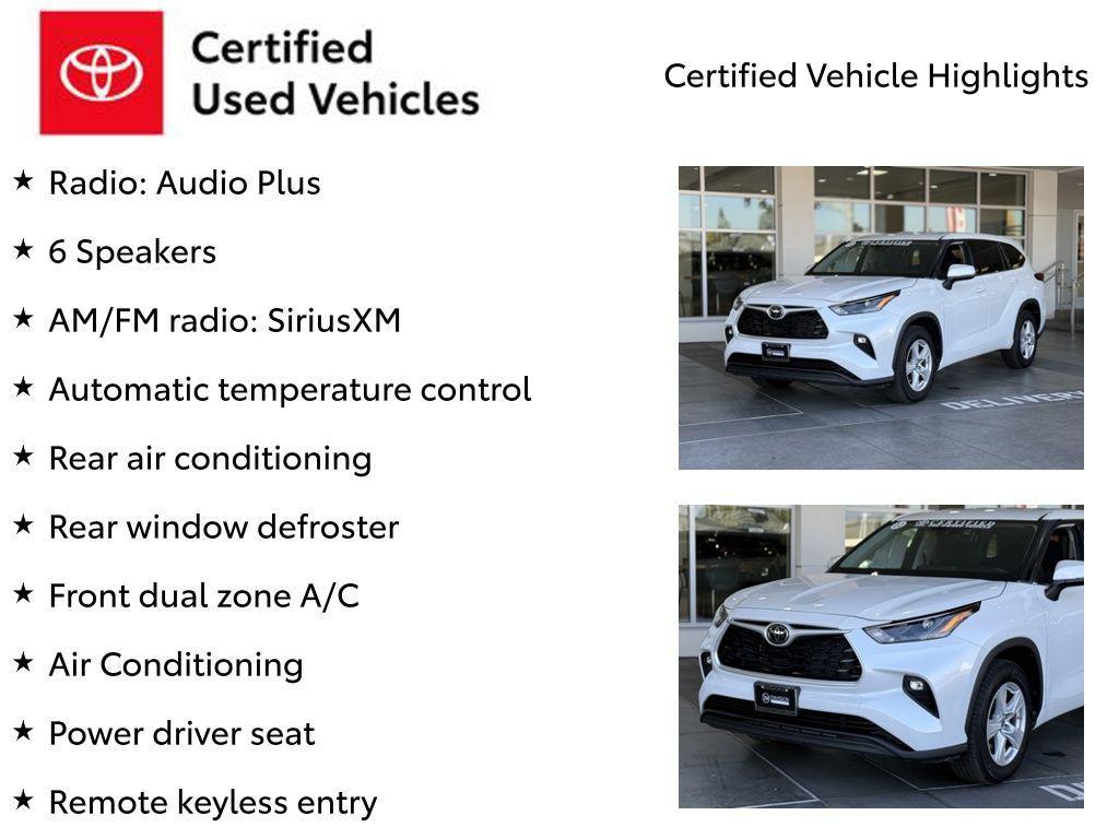 used 2022 Toyota Highlander car, priced at $28,488