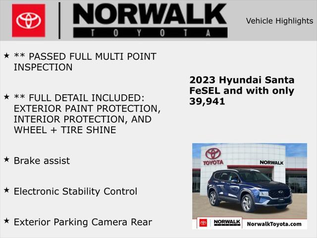 used 2023 Hyundai Santa Fe car, priced at $23,990