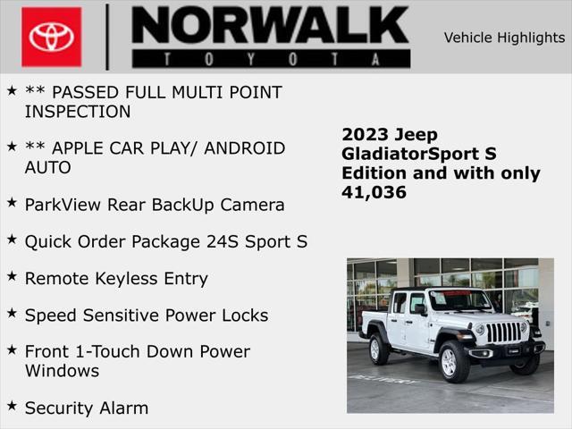 used 2023 Jeep Gladiator car, priced at $29,995