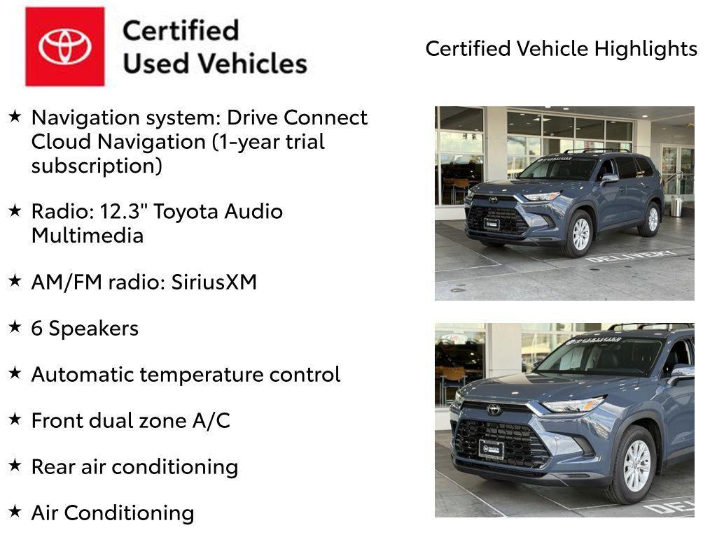 used 2024 Toyota Grand Highlander car, priced at $43,701