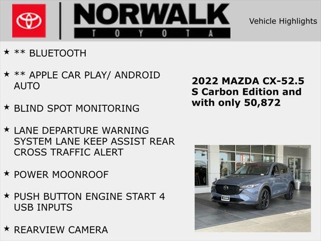 used 2022 Mazda CX-5 car, priced at $24,413