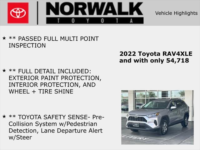 used 2022 Toyota RAV4 car, priced at $27,194