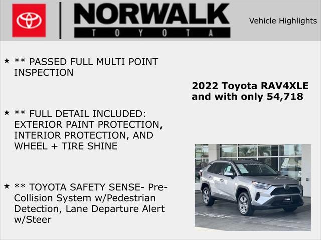 used 2022 Toyota RAV4 car, priced at $26,755