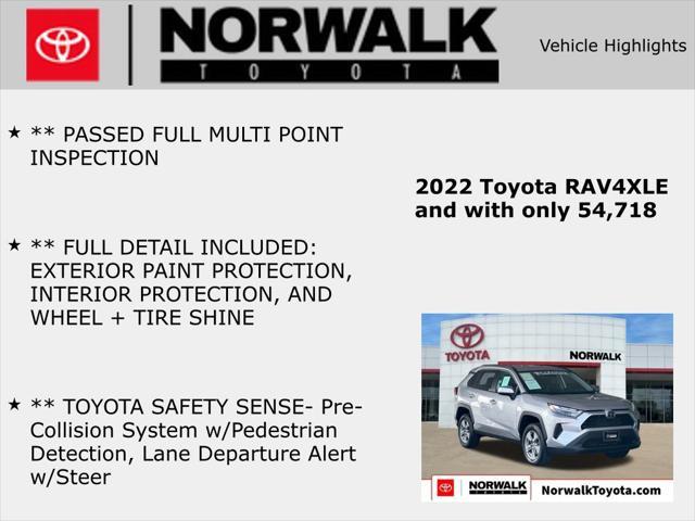 used 2022 Toyota RAV4 car, priced at $27,555