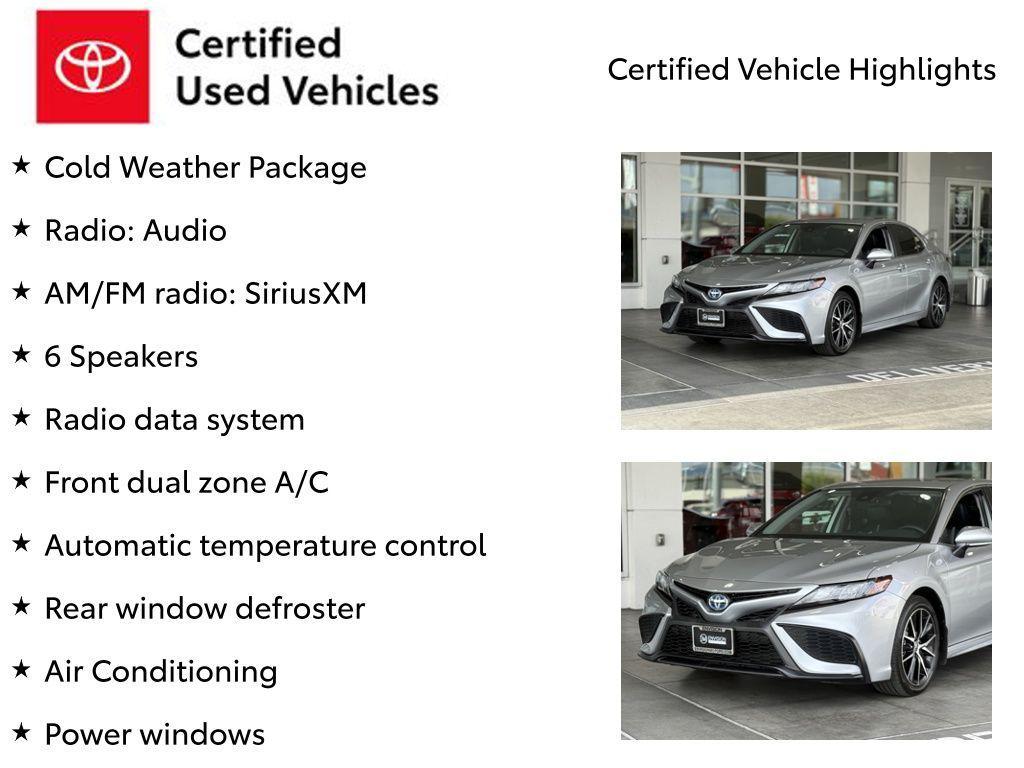 used 2024 Toyota Camry Hybrid car, priced at $31,188