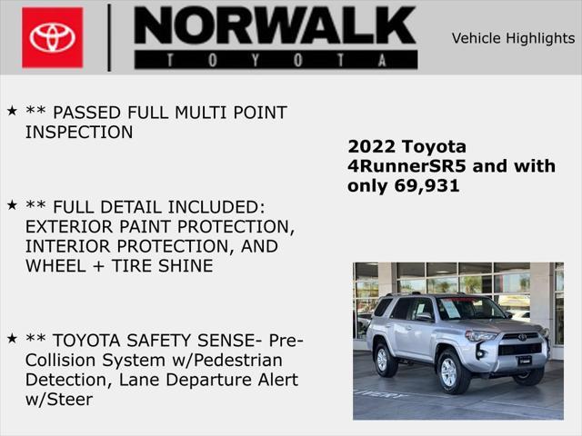 used 2022 Toyota 4Runner car, priced at $32,995