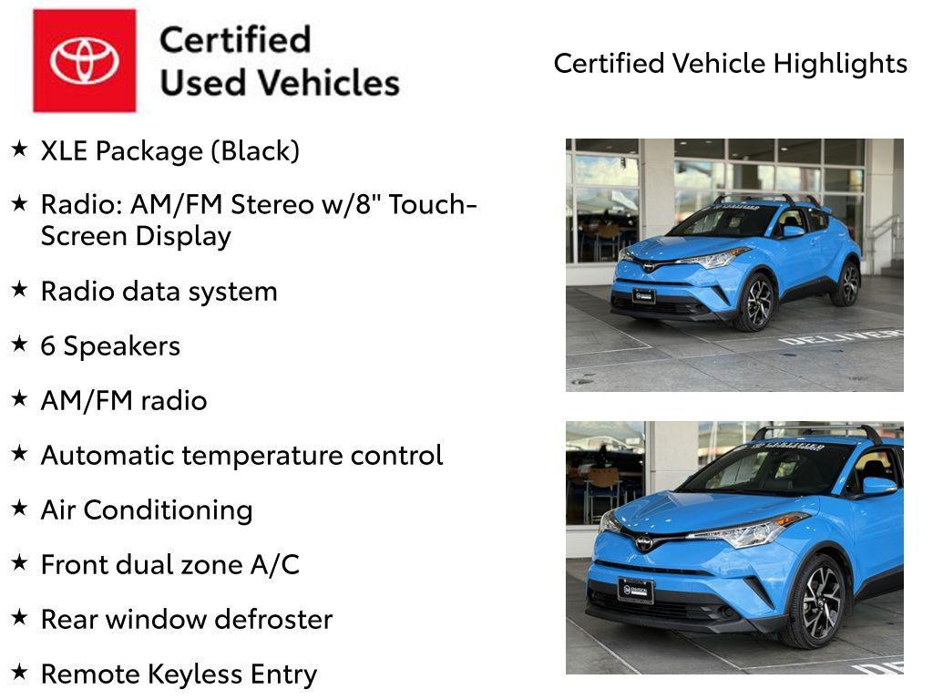 used 2019 Toyota C-HR car, priced at $18,976