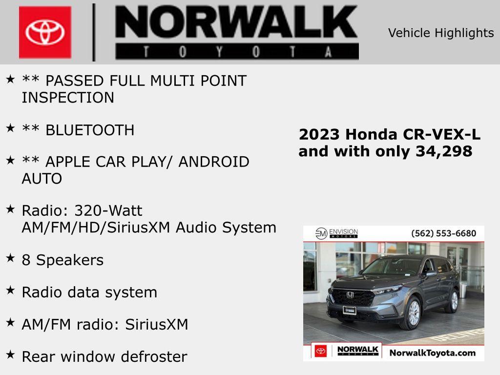 used 2023 Honda CR-V car, priced at $27,299
