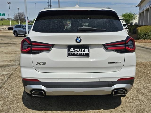used 2022 BMW X3 car, priced at $34,167